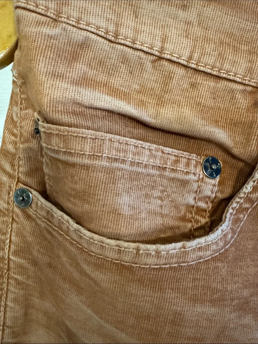 True Religion Men's Corduroy Pants in Rust